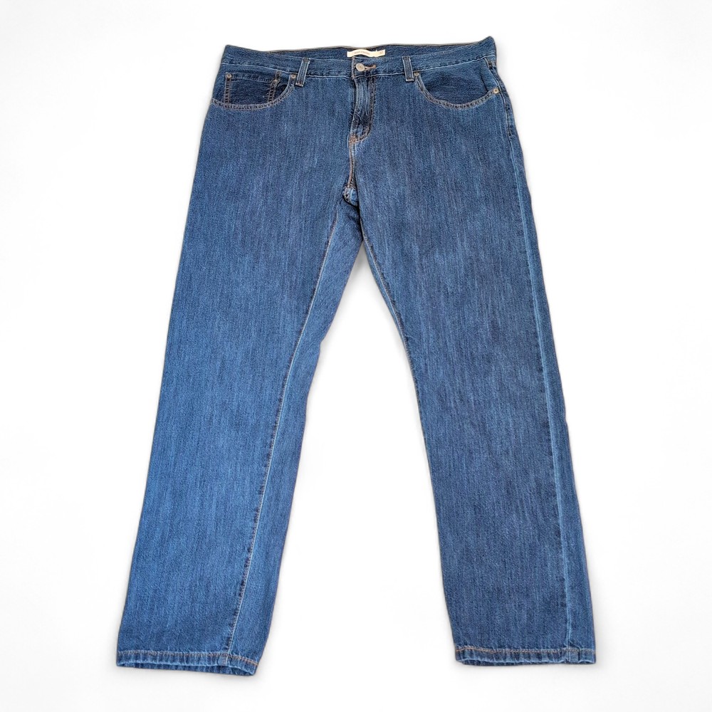 Blue Levi's Middy Straight Jeans Size 32